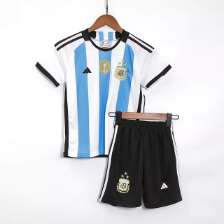 Fotbollströjor Argentina Barn Hemma tröja 2022 2023 – Fotbollströja