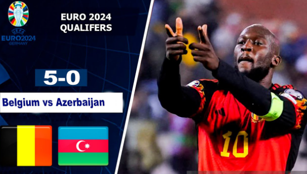 Lukaku gör 4 mål på 20 minuter och hjälper Belgien att vinna kvalet till EM 2024