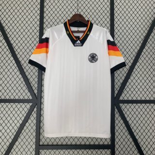 Retro fotbollströjor Tyskland Hemma Adidas 1992